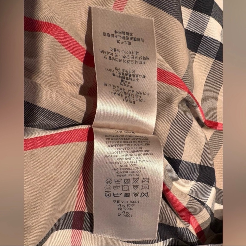 Burberry Beige Double-Breasted Trench Coat - Picture 8 of 10